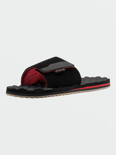 Recliner Slide Sandals - Ribbon Red