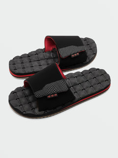 Recliner Slide Sandals - Ribbon Red
