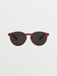 Subject Sunglasses - Matte Trans Pomegranate/Gray