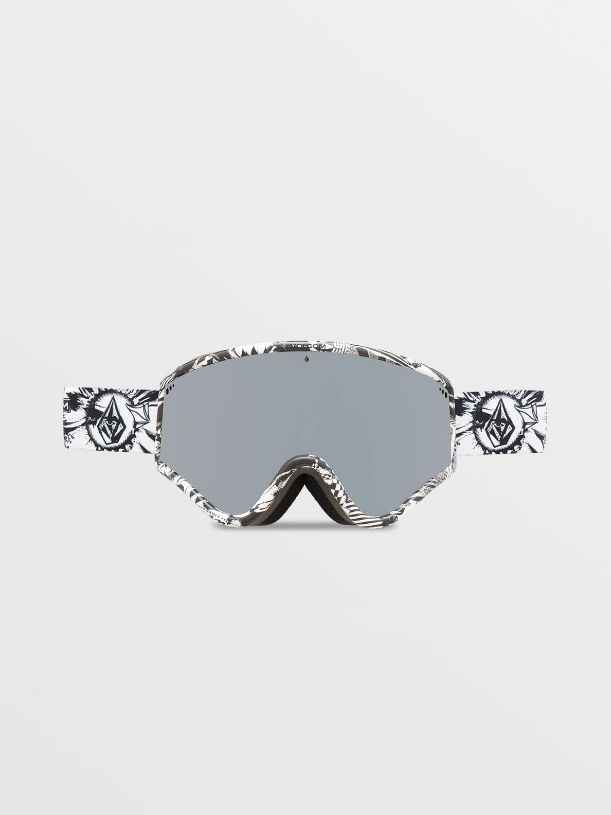 Yae Goggle Buckle Strap - Op Art / Silver Chrome