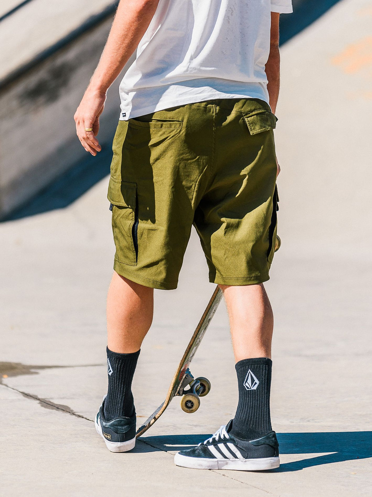 Skate Vitals Cargo Hybrid Shorts - Military